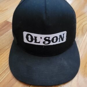 Ol' Son Rodeo time cap hat Solid SnapBack Yupoong western cowboy classic black